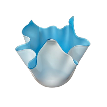 Glass Handkerchief Vase