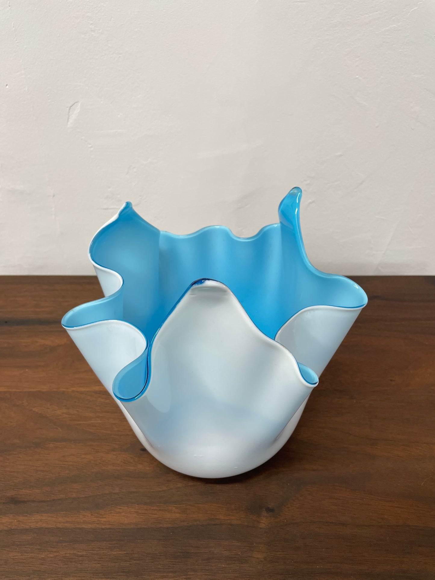 Glass Handkerchief Vase