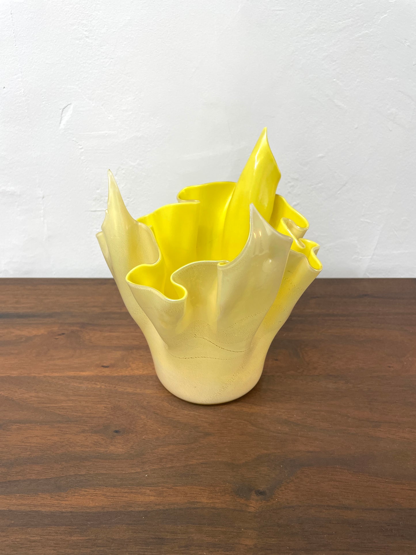 Glass Handkerchief Vase