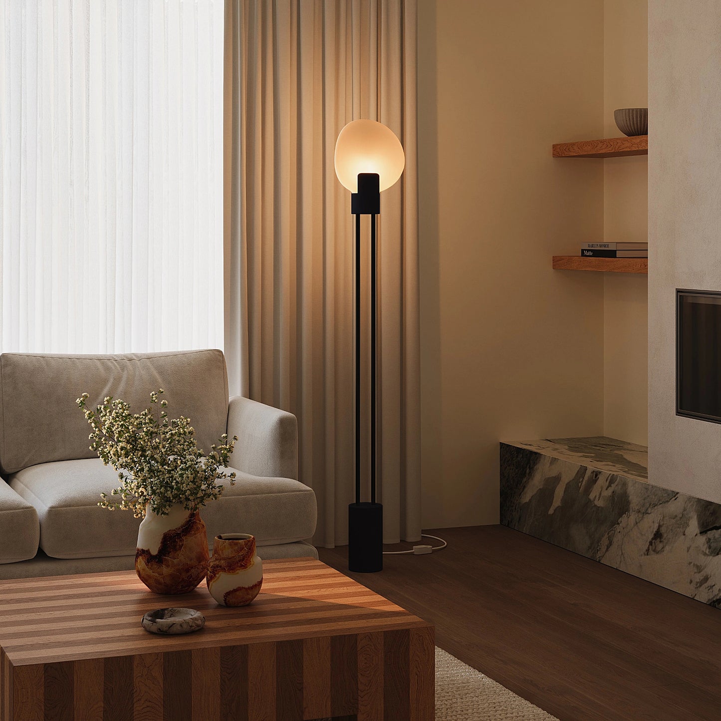 Pavone Floor Light by Gantri