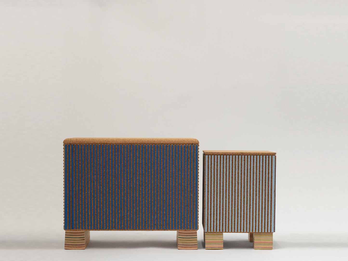 Small Striated Seat by Daniel Michalik