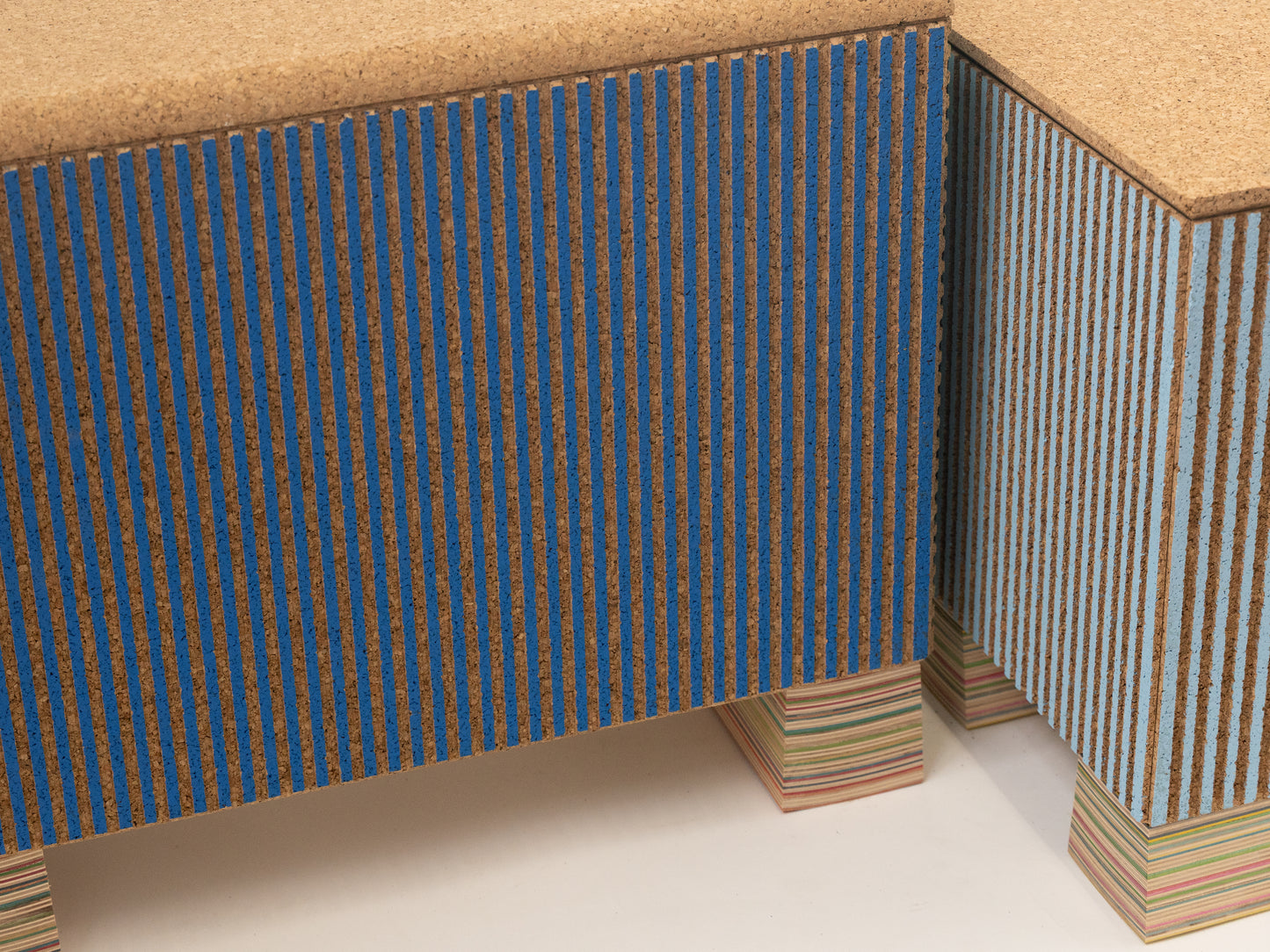 Small Striated Seat by Daniel Michalik
