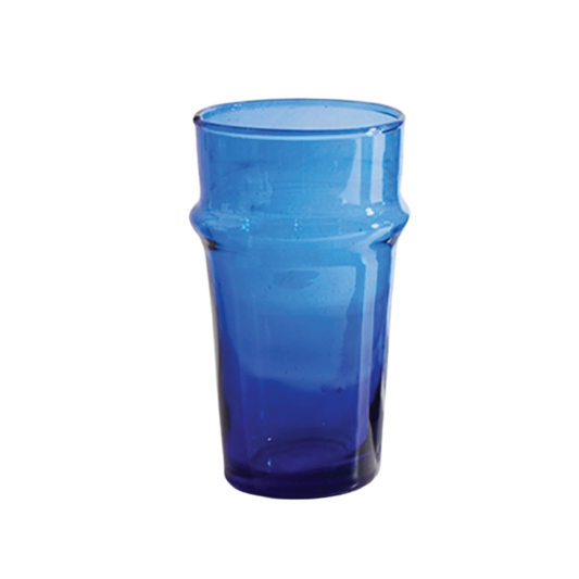 blue beldi glasses from morocco