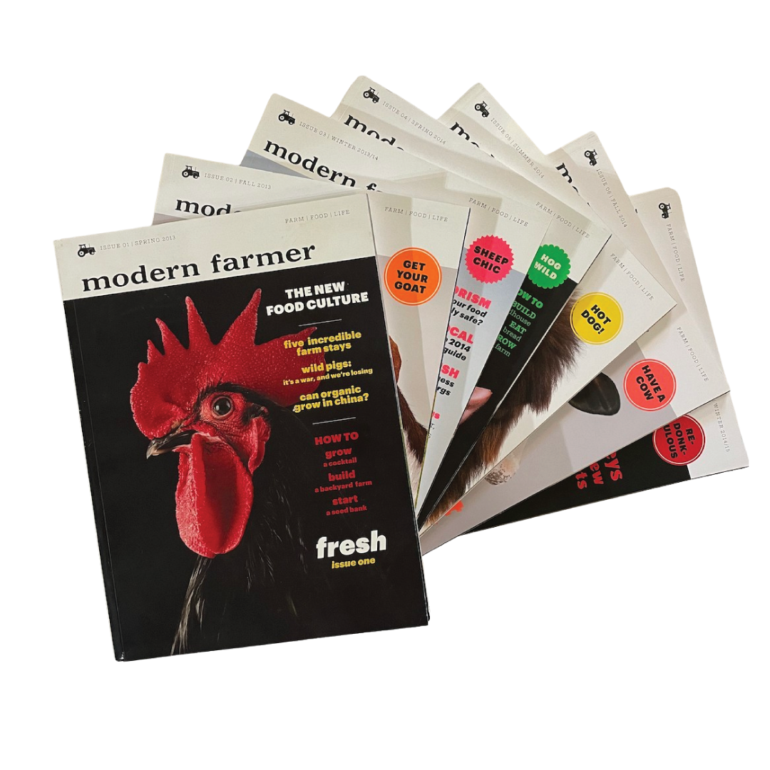 Modern Farmer magazine, 1st 6 issues set