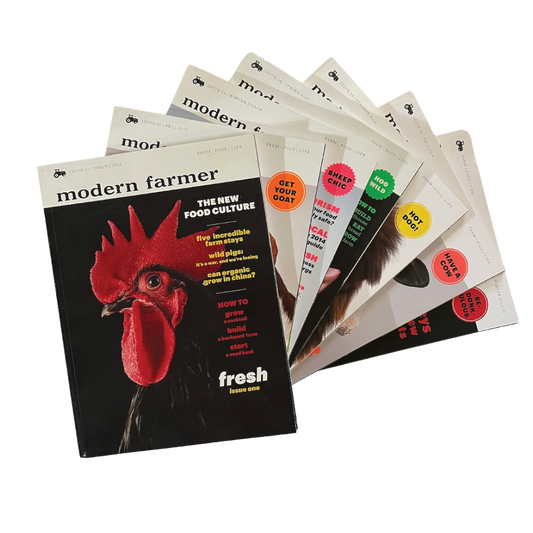 Modern Farmer magazine, 1st 6 issues set