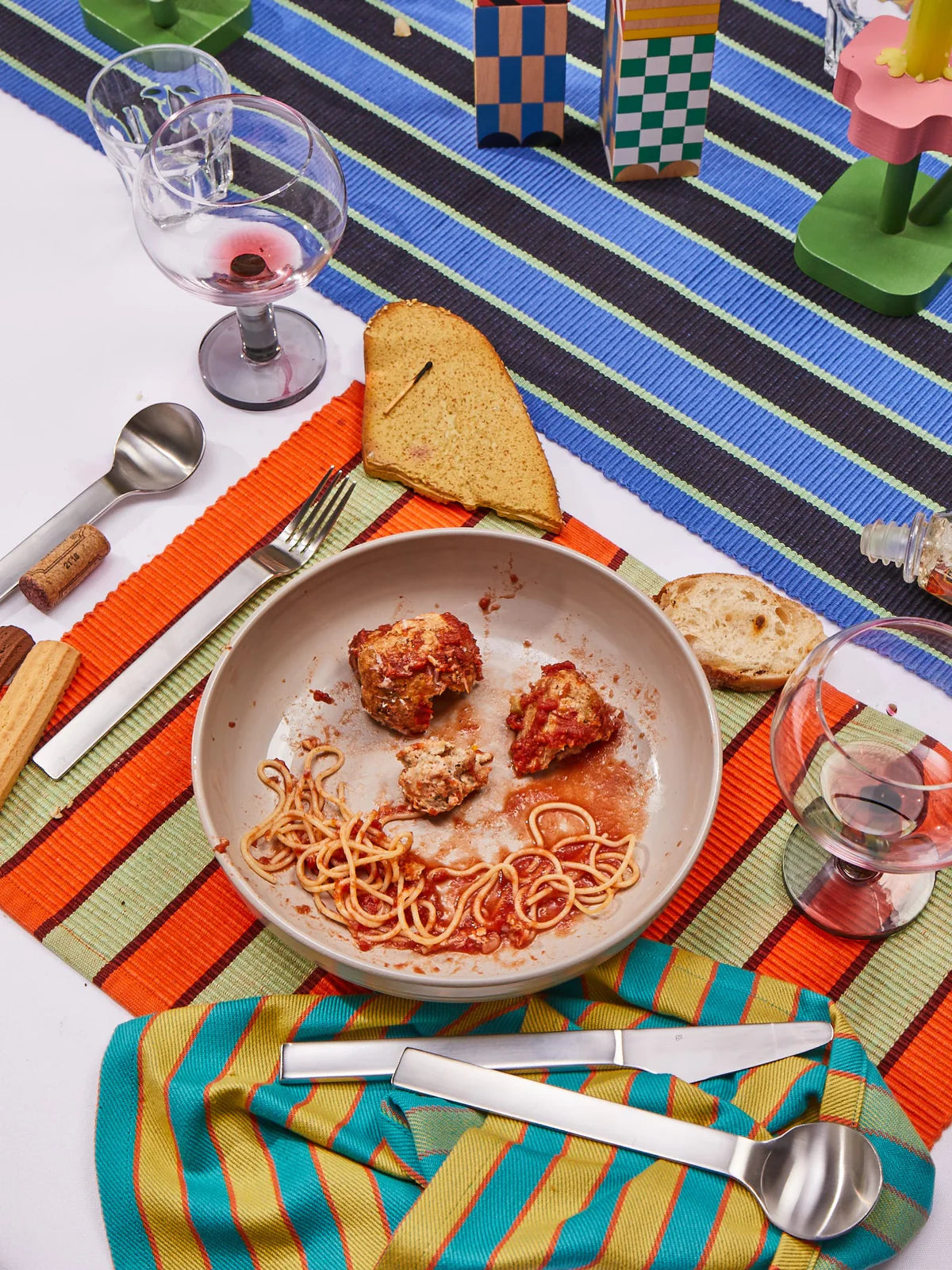 striped placemat set dusen dusen