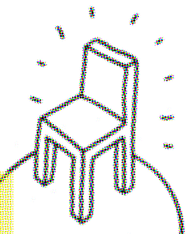take space, make a chair.