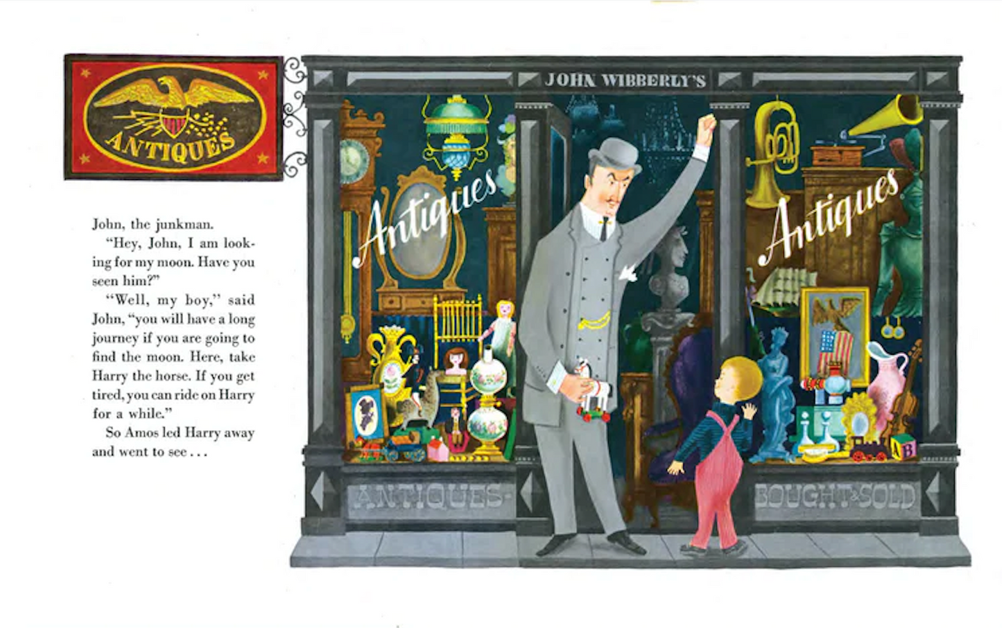 amos and the moon by jan balet