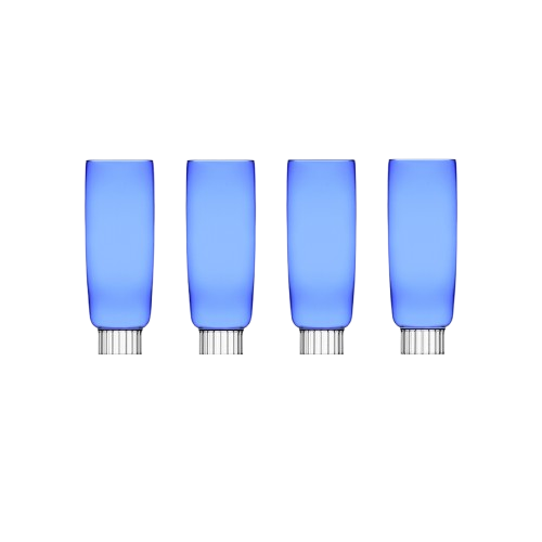 Romantic Champagne Flutes | Set of Four