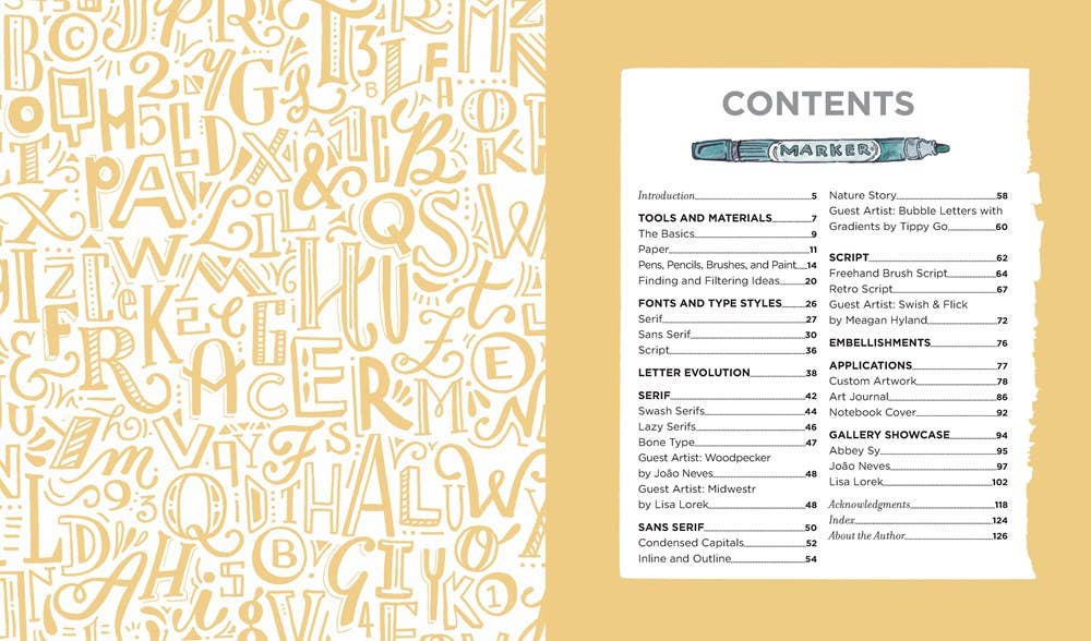 Hand Lettering A To Z