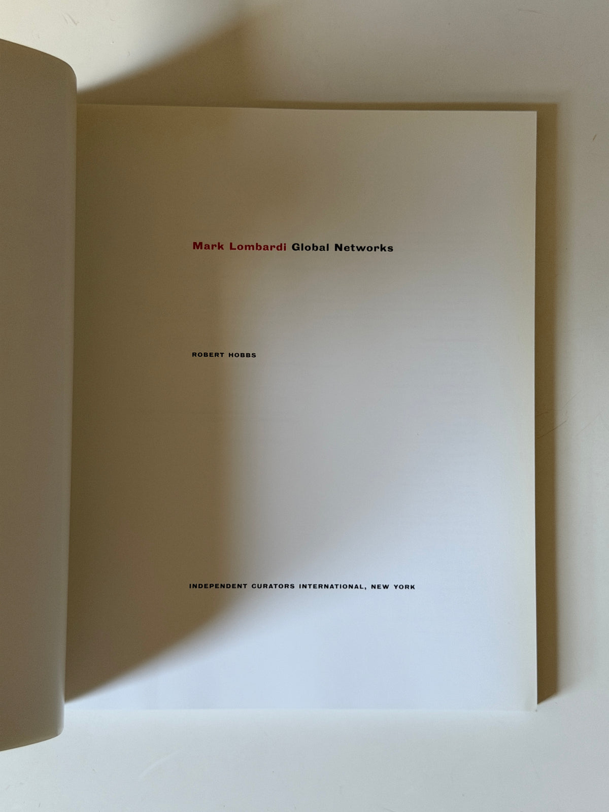 Global Networks, Mark Lombardi