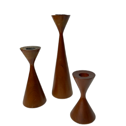 Danish Candlesticks 3-piece Set