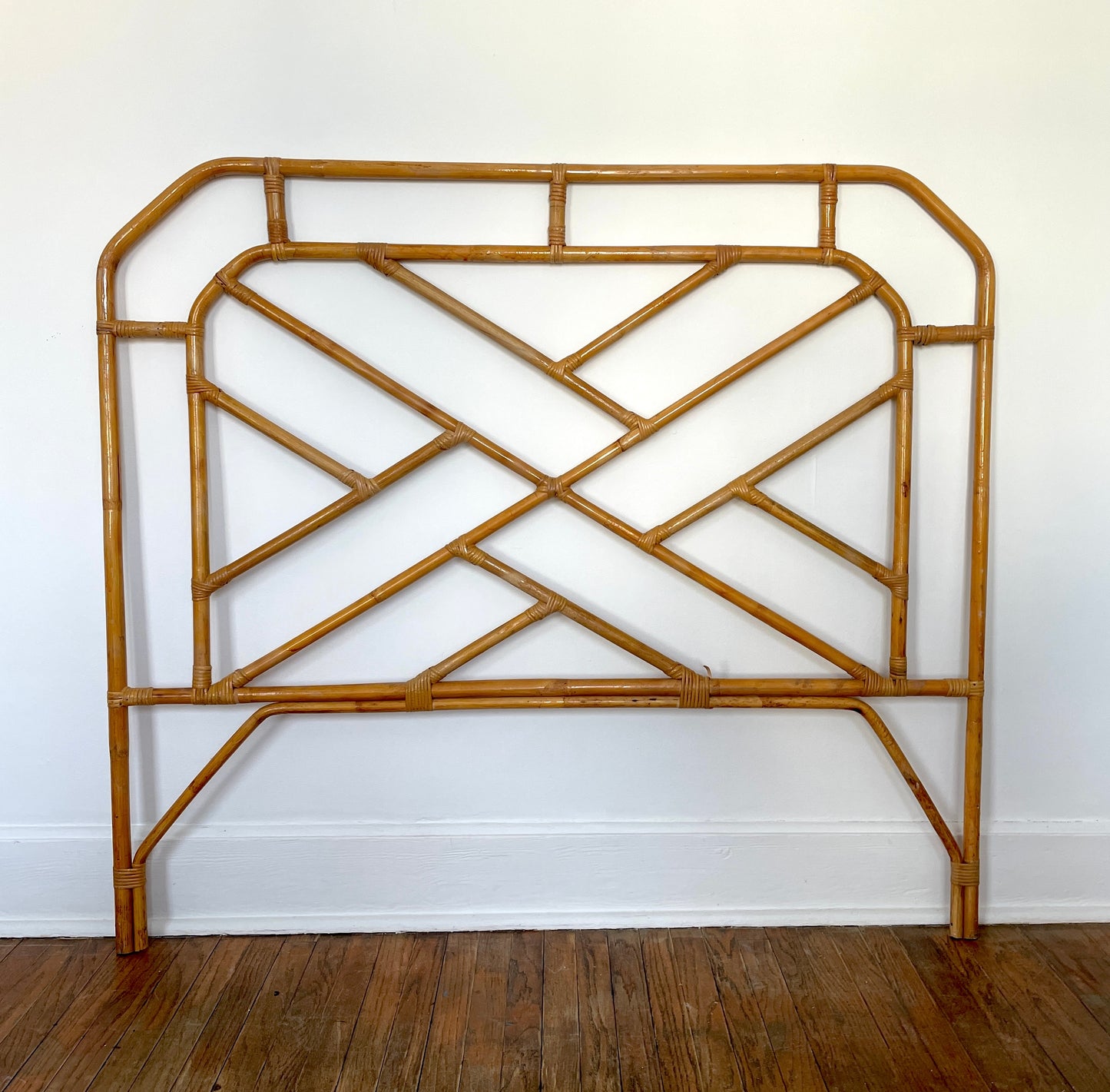 Vintage Rattan Headboard