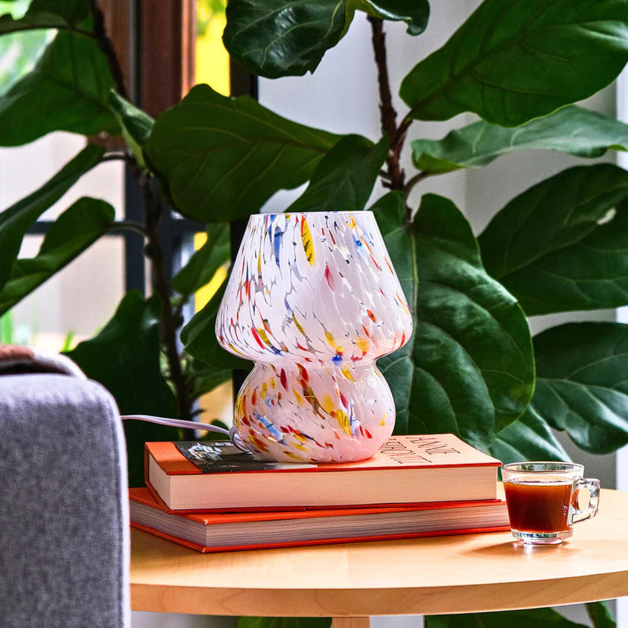 Confetti Mushroom Lamp