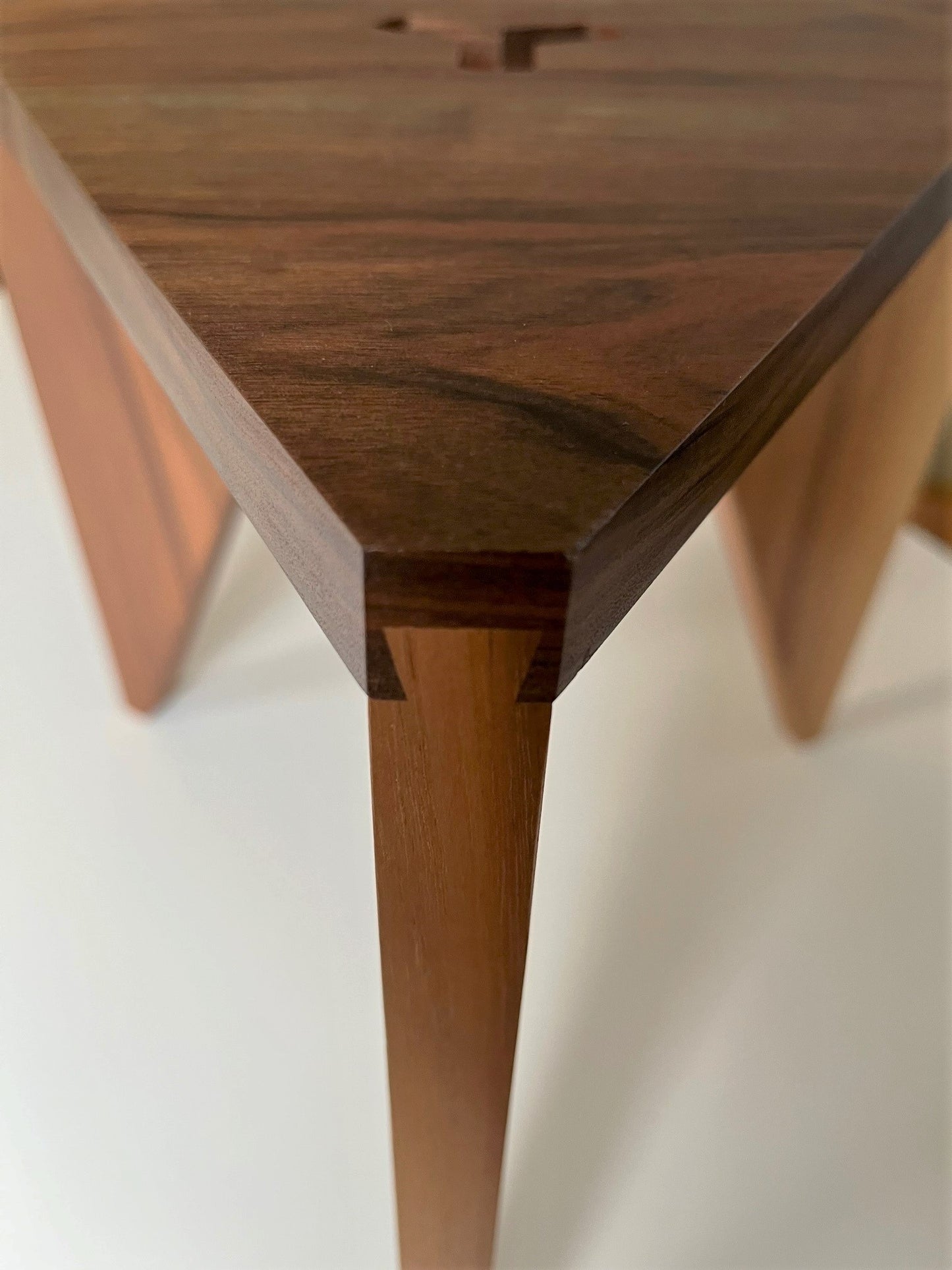 y stool in walnut