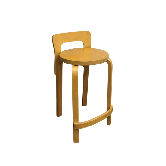 Artek K65 Stool by Alvar Aalto