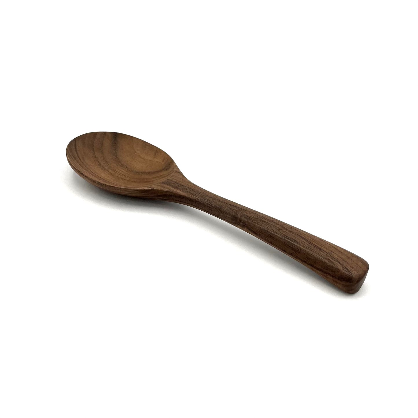 10" Walnut Wood Serving Spoon - Kitchen Cooking Utensil