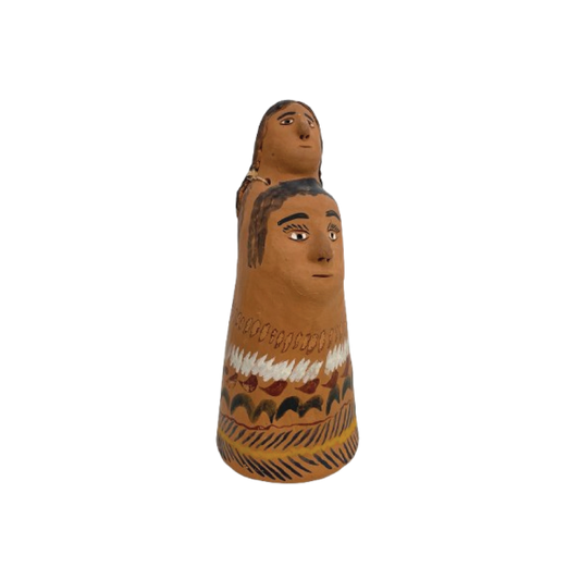 Mexican Terracotta Bell two-sided