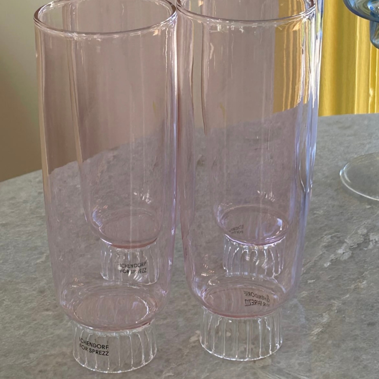 Romantic Champagne Flutes | Set of Four
