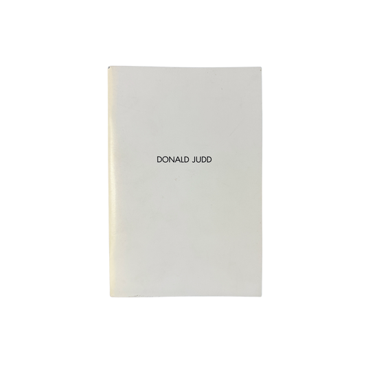 Donald Judd Margo Leavin Gallery, 1989