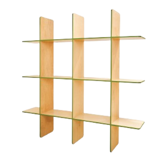 Lucca House Grid Shelving 5x5