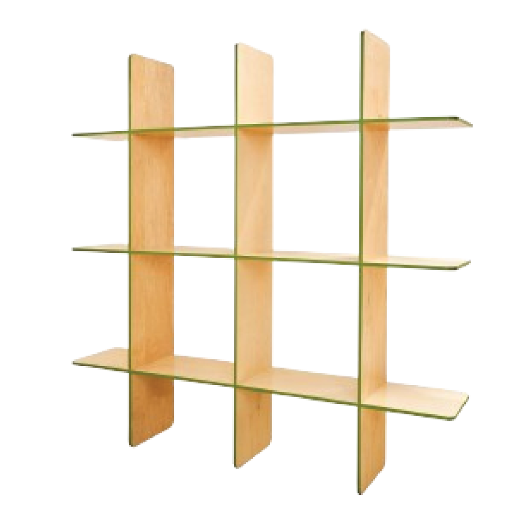 Grid Shelving 5x5 by Lucca House