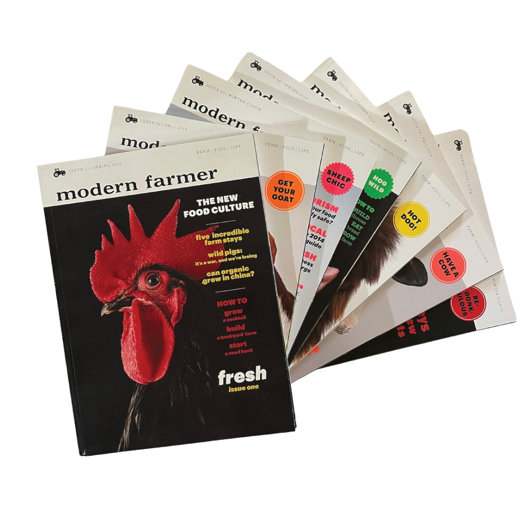 Modern Farmer magazine, 1st 6 issues set – availableitems