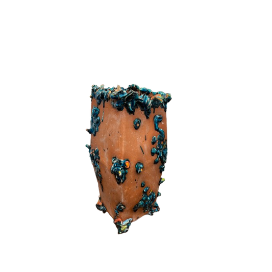 Coddled Terracotta Planter by Nancy Barber