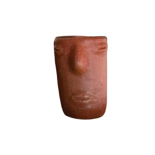 Terracota Face Cup Set