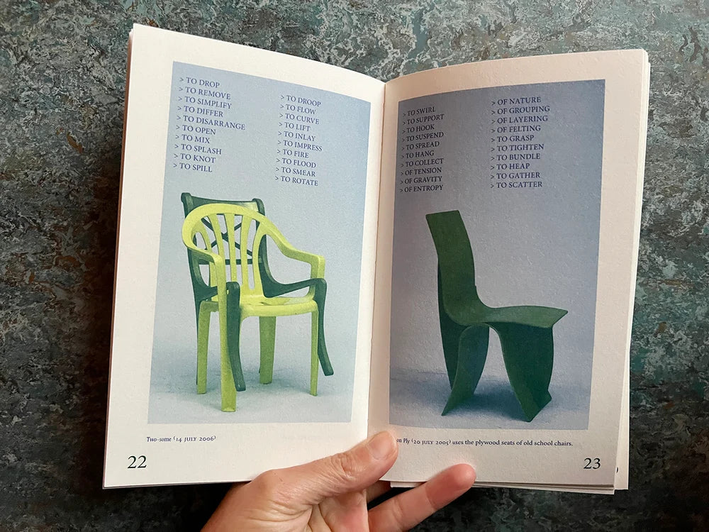 100 chairs in 100 days and its 100 ways (5th edition, 5th size) — martino gamper