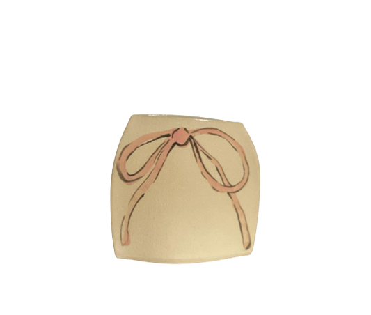 Pink Ribbon Vase by Alison Owen